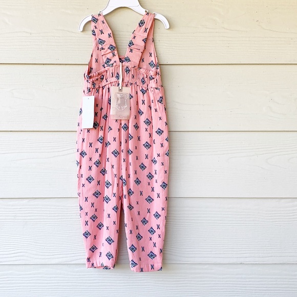 NWT JESSICA SIMPSON DIAMOND PRINTED ROMPER SZ 24 m - Picture 3 of 5